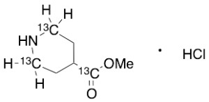 Isonipecotic Acid Methyl Ester-13C3 Hydrochloride