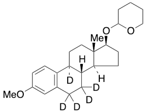 3-O-Methyl 17Beta-Estradiol-d5 17-O-Tetrahydropyran (Mixture of Diastereomers)