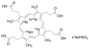 Coproporphyrin III-15N4 Sodium BIsulfate Salt