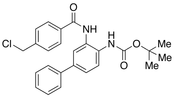 N-[3-[[4-(Chloromethyl)benzoyl]amino][1,1'-biphenyl]-4-yl]carbamic Acid tert-Butyl Ester