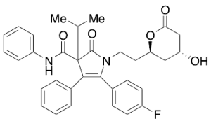 5-(4-Fluorophenyl)-2,3-dihydro-3-(1-methylethyl)-2-oxo-N,4-diphenyl-1-[2-tetrahydro-4-hydroxy-6-oxo-2H-pyran-2-yl]ethyl]-1H-pyrrole-3-carboxamide