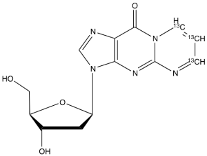 3-(2-Deoxy-beta-D-erythro-pentofuranosyl)pyrimido[1,2-a]purin-10(3H)-one-13C3