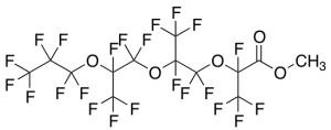 Perfluoro-2,5,8-trimethyl-3,6,9-trioxadodecanoic Acid Methyl Ester
