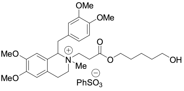 2-(9-Hydroxy-3-oxo-4-oxanonyl)-2-methyl-1,2,3,4-tetrahydropapaverinium Benzenesulfonate