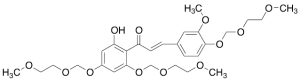 1-[2-Hydroxy-4,6-bis[(2-methoxyethoxy)methoxy]phenyl]-3-[3-methoxy-4-[(2-methoxyethoxy)methoxy]phenyl]-2-propen-1-one