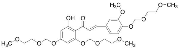 1-[2-Hydroxy-4,6-bis[(2-methoxyethoxy)methoxy]phenyl]-3-[3-methoxy-4-[(2-methoxyethoxy)methoxy]phenyl]-2-propen-1-one