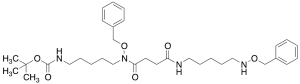 9,12-Dioxo-21-phenyl-8-(phenylmethoxy)-20-oxa-2,8,13,19-tetraazaheneicosanoic Acid 1,1-Dimethylethyl Ester