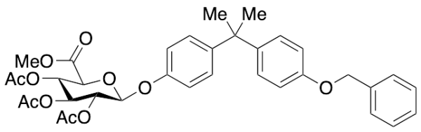 4’-O-Benzyl Bisphenol A Tri-O-acetyl-Beta-D-glucuronic Acid Methyl Ester
