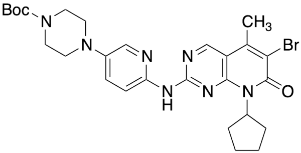 6-Desacetyl-6-bromo-N-Boc Palbociclib