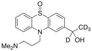 2-(1-Hydroxyethyl) Promazine-d4 Sulfoxide