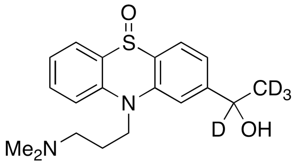 2-(1-Hydroxyethyl) Promazine-d4 Sulfoxide