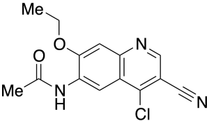 N-(4-Chloro-3-cyano-7-ethoxy-6-quinolinyl)acetamide