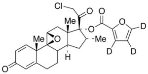 21-Chloro-17Alpha-[(2-furanylcarbonxyl-d3)oxy]-9Beta,11Beta-oxido-16Alpha-methylpregna-1,4-diene-3,20-dione