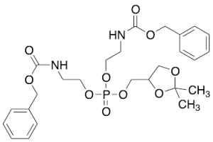 (2,2-Dimethyl-1,3-dioxolan-4-yl)methyl Dibenzyl Carbamate Phosphate