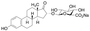 16a-Hydroxyestrone 16-b-D-Glucuronide Sodium Salt