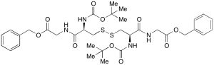 N,N'-(N,N'-Dicarboxy-L-cystyl)di-glycine Dibenzyl N,N'-Di-tert-butyl Ester