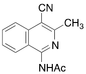 1-Acetamido-4-cyano-3-methylisoquinoline