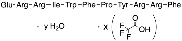 L-Glutamic Acid-L-Arginine-L-Arginine-L-Isoleucine-L-Tryptophan-L-Phenylalanine-L-Proline-L-Tyrosine-L-Arginine-L-Arginine-L-Phenylalanine TFA Salt Hydrate