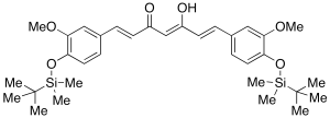 Di-(tert-Butyl-dimethylsilyl) Curcumin
