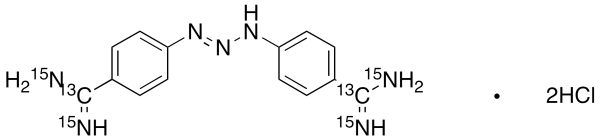 Diminazene-13C2,15N4 Dihydrochloride (major)