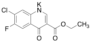 7-Chloro-6-fluoro-1,4-dihydro-4-oxo-3-quinolinecarboxylic Acid Ethyl Ester Potassium Salt