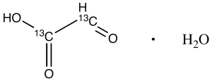 Glyoxylic Acid-13C2 Monohydrate