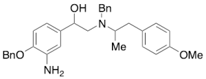 3-Amino-a-[[[2-(4-methoxyphenyl)-1-methylethyl](phenylmethyl)amino]methyl]-4-(phenylmethoxy)benzenemethanol