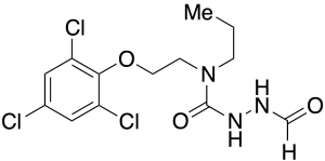 2-Formyl-N-propyl-N-[2-(2,4,6-trichlorophenoxy)ethyl]-hydrazinecarboxamide