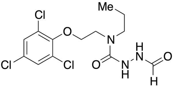 2-Formyl-N-propyl-N-[2-(2,4,6-trichlorophenoxy)ethyl]-hydrazinecarboxamide