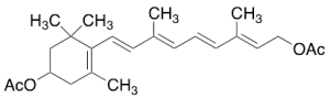 rac all-trans  3-(Acetyloxy) Retinol Acetate 90%