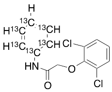 2-(2,6-Dichlorophenoxy)-N-phenylacetamide-13C6