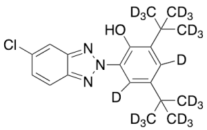 2,4-Di-tert-butyl-6-(5-chloro-2H-benzotriazol-2-yl)phenol-d20