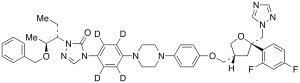 O-Benzyl Posaconazole-d4