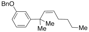 (Z)-1-(1,1-Dimethyl-2-heptenyl)-3-(benzyloxy)benzene