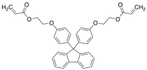 9,9-Bis(4-acryloyloxyethoxyphenyl)fluorene (Mixture with ortho-Phenylphenoxyethyl Acrylate)