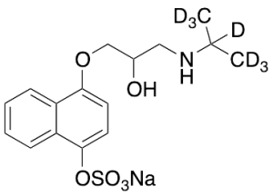 rac 4-Sulfoxy Propranolol-d7 Sodium Salt