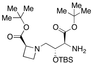 (S)-tert-Butyl 1-((2R,3S)-3-Amino-4-(tert-butoxy)-2-((tert-butyldimethylsilyl)oxy)-4-oxobutyl)azetidine-2-carboxylate