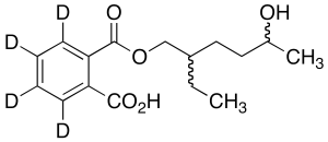 Mono(2-ethyl-5-hydroxyhexyl) Phthalate-d4 (Mixture of Diastereomers)