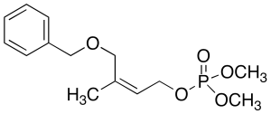(2Z)-3-Methyl-4-(benzyloxy)-2-buten-1-ol 1-Phosphate Dimethyl Diester