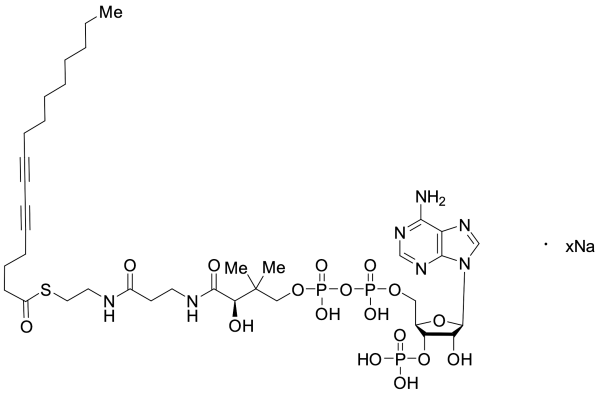 5,7-Hexadecadiynoic Acid CoA Ester Sodium Salt