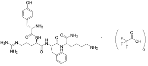(D-Arg2,Lys4)-Dermorphin (1-4) Amide H-Tyr-D-Arg-Phe-Lys-NH2 Tristrifluoroacetate Salt
