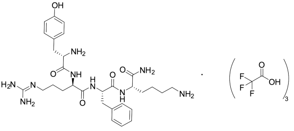 (D-Arg2,Lys4)-Dermorphin (1-4) Amide H-Tyr-D-Arg-Phe-Lys-NH2 Tristrifluoroacetate Salt