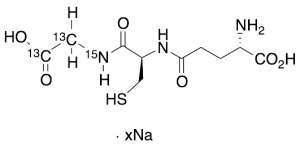 L-Glutamyl-L-cysteinyl-glycine-13C2,15N Sodium Salt