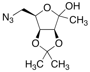 6-Azido-1,6-dideoxy-3,4-O-isopropylidene-D-lyxo-2-hexulofuranose
