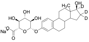 Sodium 17beta-Estradiol-16,16,17-d3 3-Glucuronide
