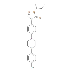 2,4-Dihydro-4-[4-[4-(4-hydroxyphenyl]-1-piperazinyl]phenyl]-2-(1-methylpropyl)-3H-1,2,4-triazol-3-one