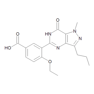 5-(5-Carboxy-2-ethoxyphenyl)-1-methyl-3-n-propyl-1,6-dihydro-7H-pyrazolo[4,3-d]pyrimidin-7-one