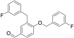 3-(3-Fluorobenzyl)-4-[(3-fluorobenzyl)oxy]benzaldehyde