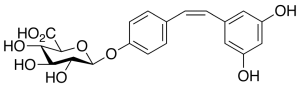cis Resveratrol 4’-O-Beta-D-Glucuronide