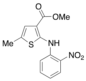 5-Methyl-2-[(2-nitrophenyl)amino]-3-thiophenecarboxylic Acid Methyl Ester